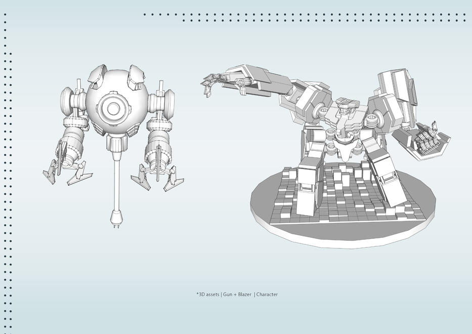 3D Asset | Gun+ Blazer | Character/s